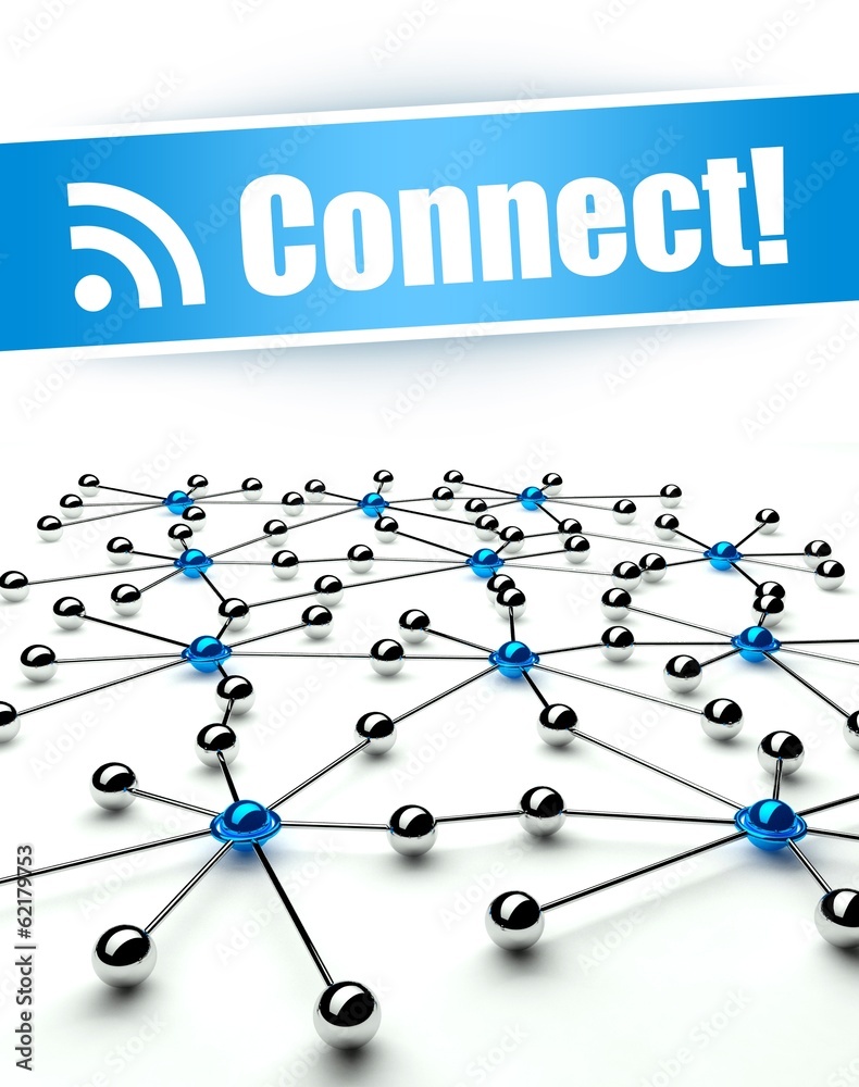 连接，互联网和通信的概念