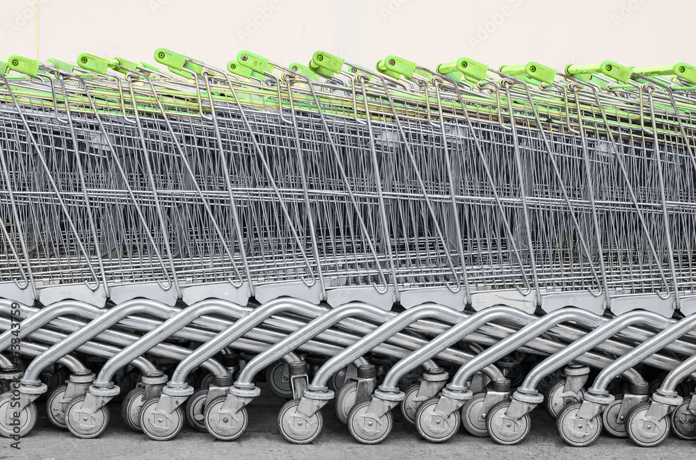 购物手推车-超市购物主题
