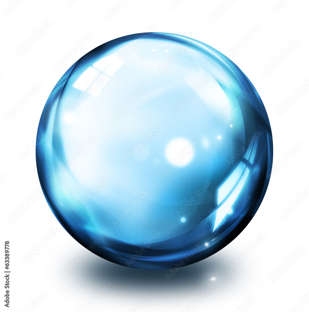 气泡图标-蓝色