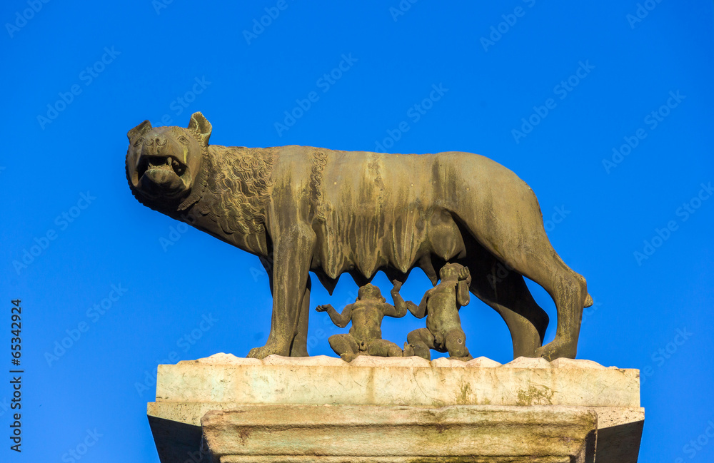 意大利罗马的Capitoline Wolf雕像
