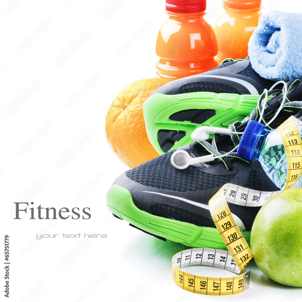 运动鞋与健康营养的健身理念