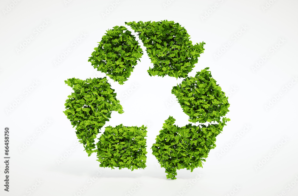 Nature recycling symbol
