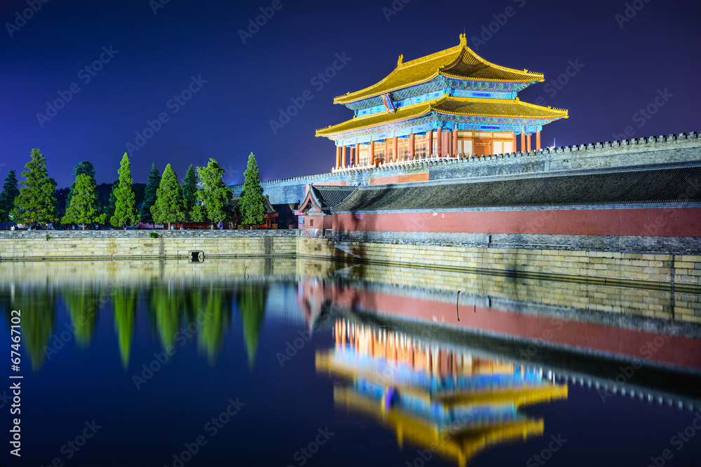 中国北京故宫门