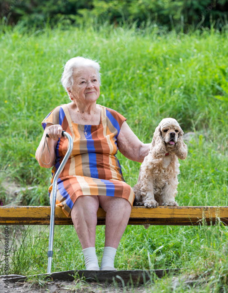 老妇人和她的狗