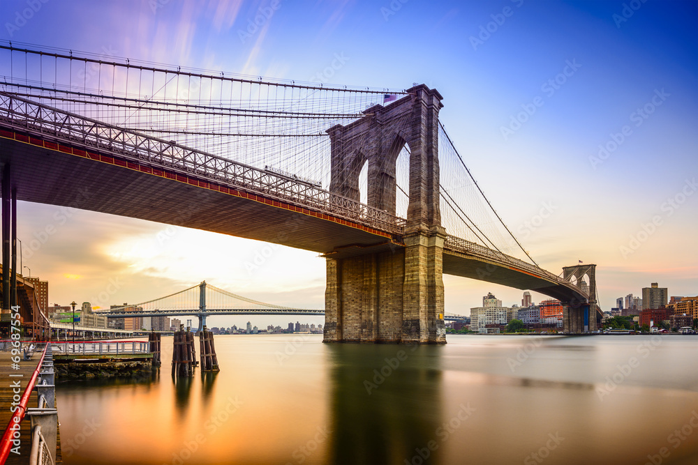 美国纽约市布鲁克林大桥