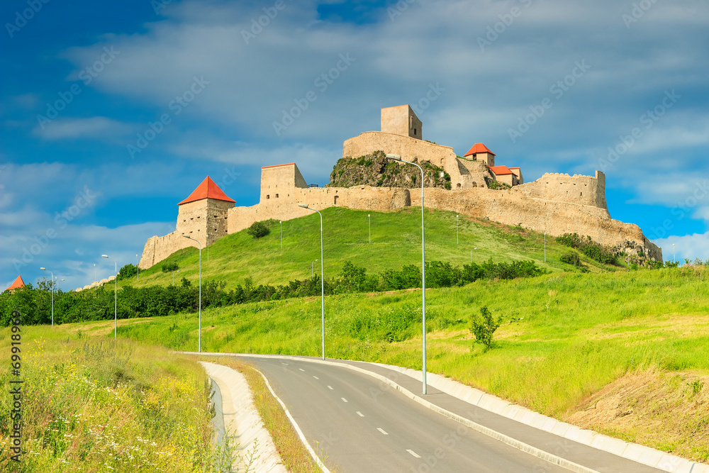 卢比亚堡垒，山丘上的防御工事，罗马尼亚，欧洲