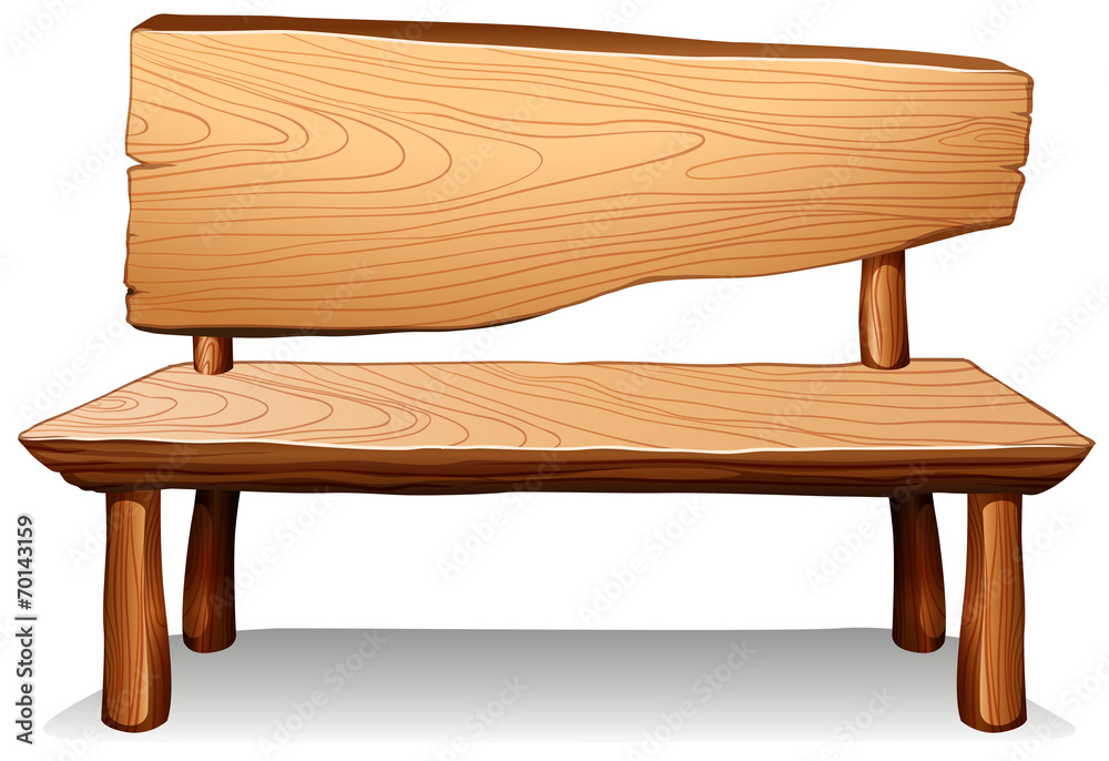 一张木桌