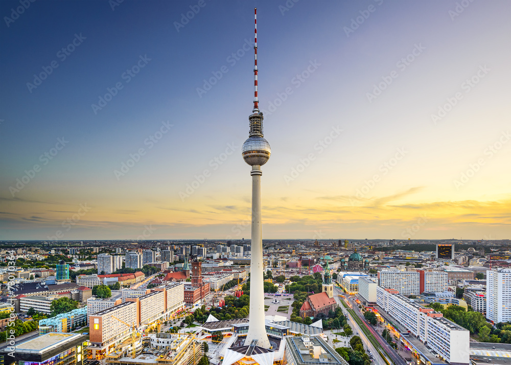 德国柏林城市天际线