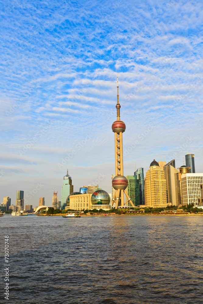beautiful city of Shanghai,in China.