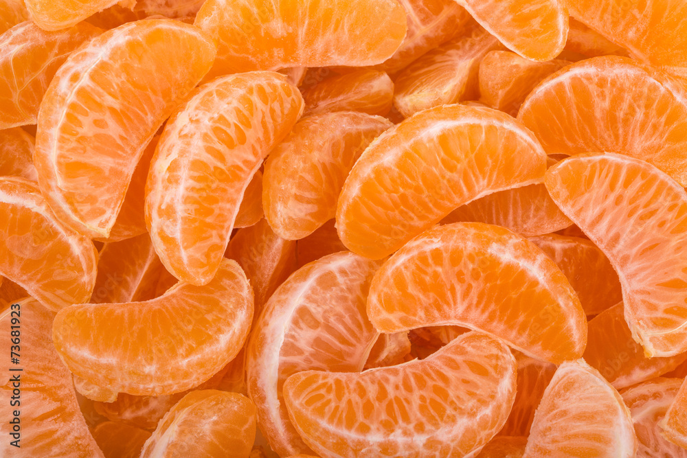 柑橘切片背景