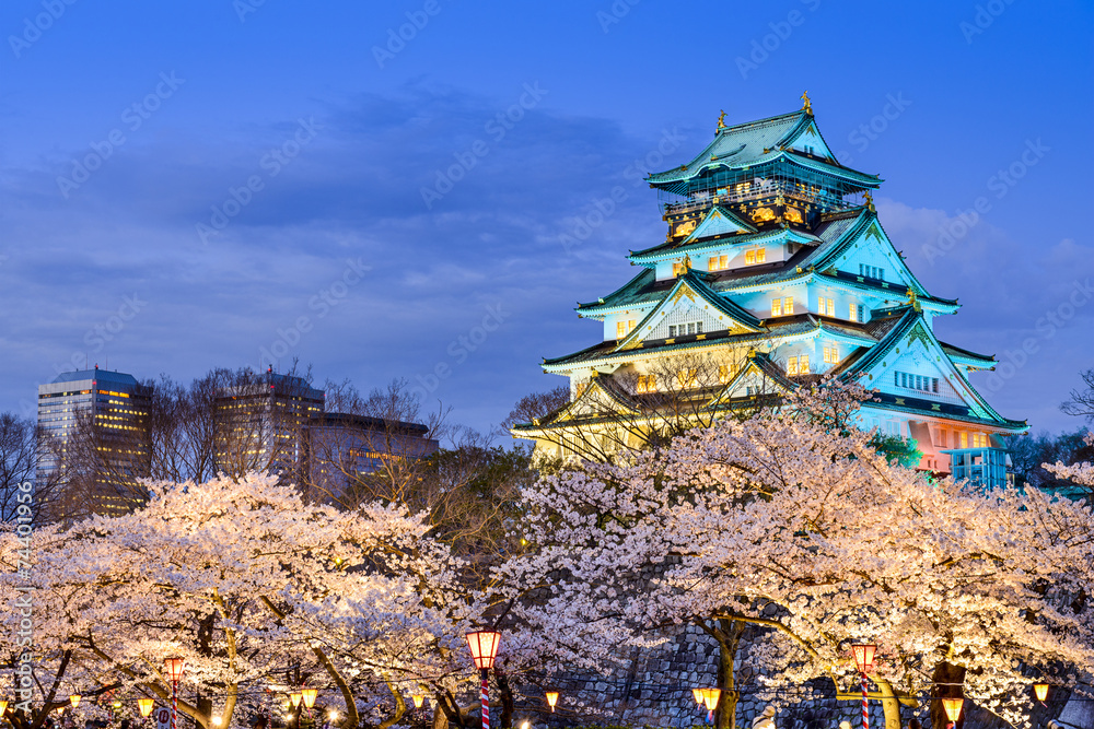 春天里的大阪城堡