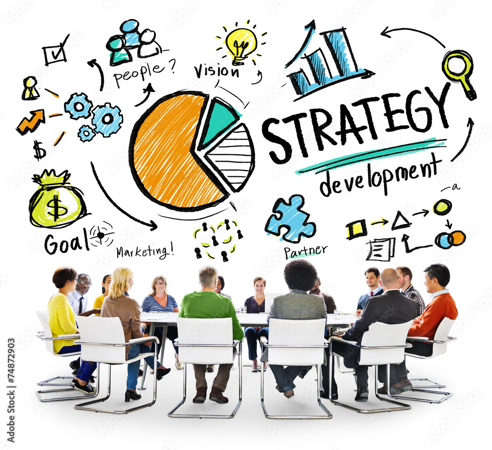 战略发展目标营销愿景规划商业大会