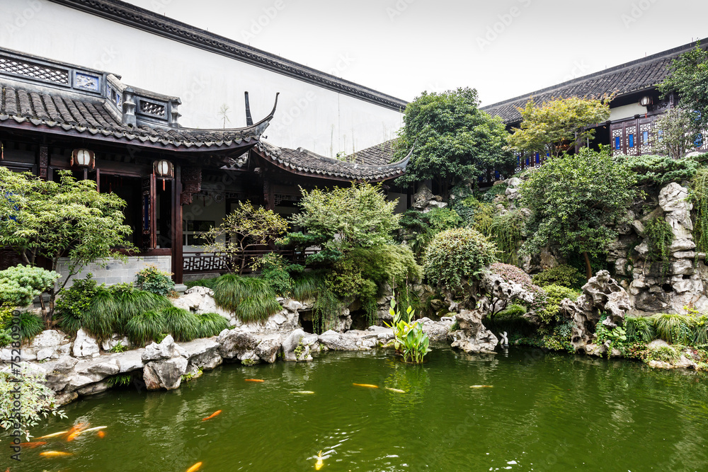 中国传统庭院花园