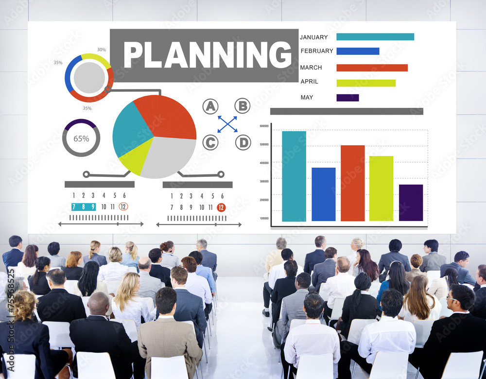 Business People Planning Strategy Information Seminar Concept