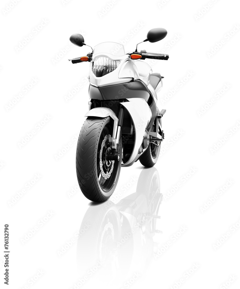 图解交通运动摩托车比赛概念