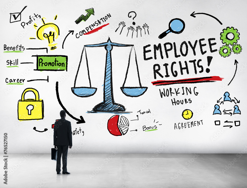 员工权利就业平等职业商人概念