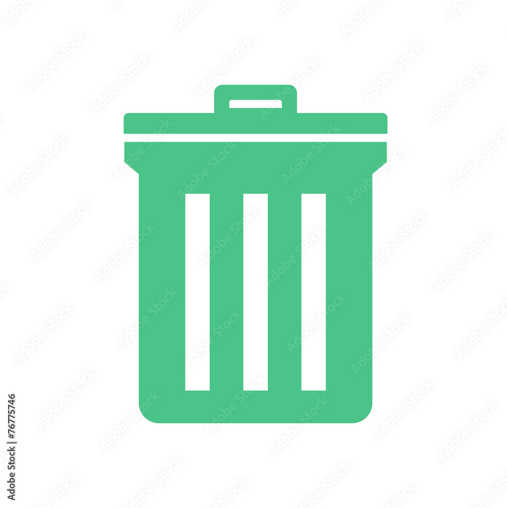 Unwanted Data Computer Waste Icon Vector Concept
