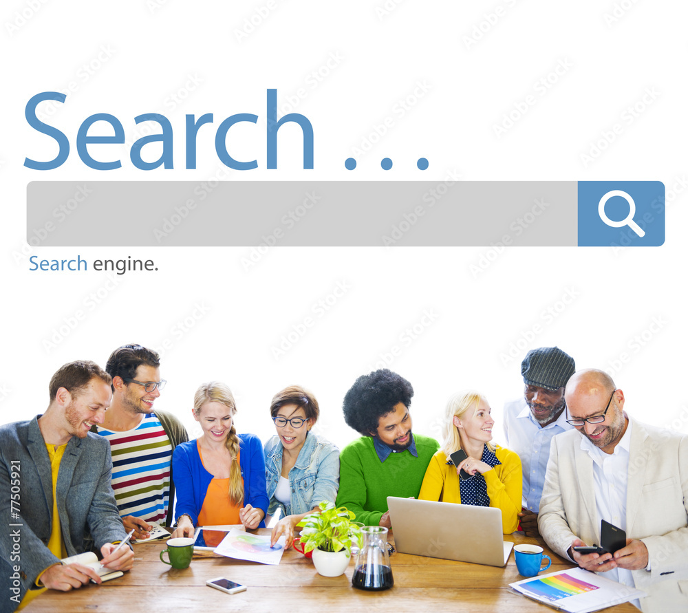 搜索Seo在线互联网浏览网站概念