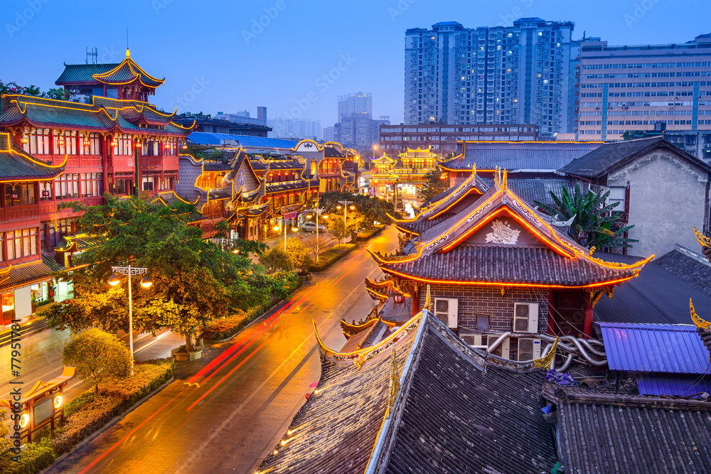 中国成都琴台路历史街区