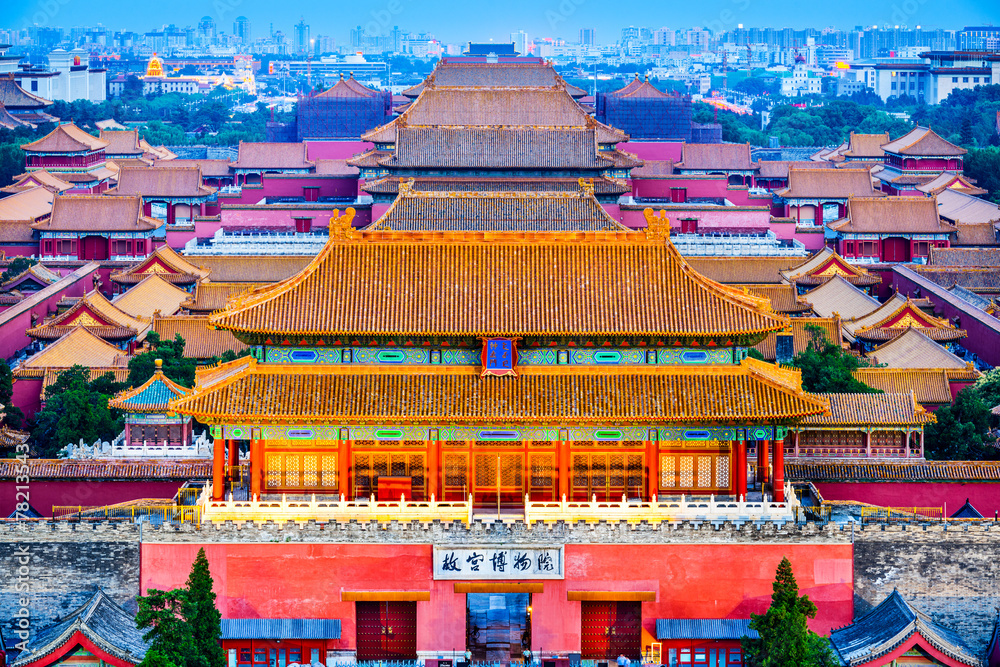 中国北京北门紫禁城