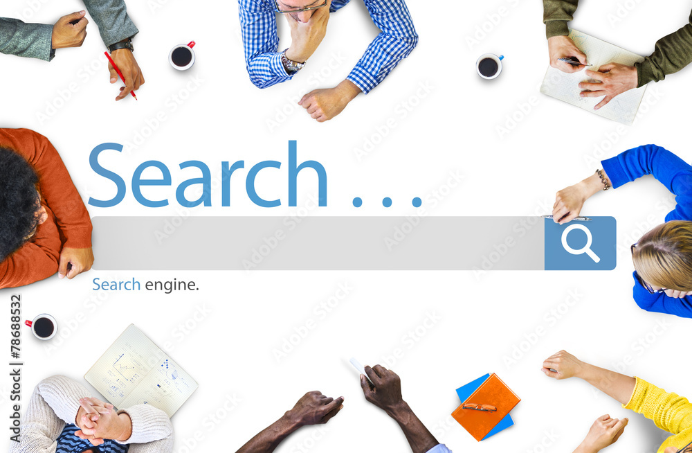 搜索浏览查找互联网搜索引擎概念