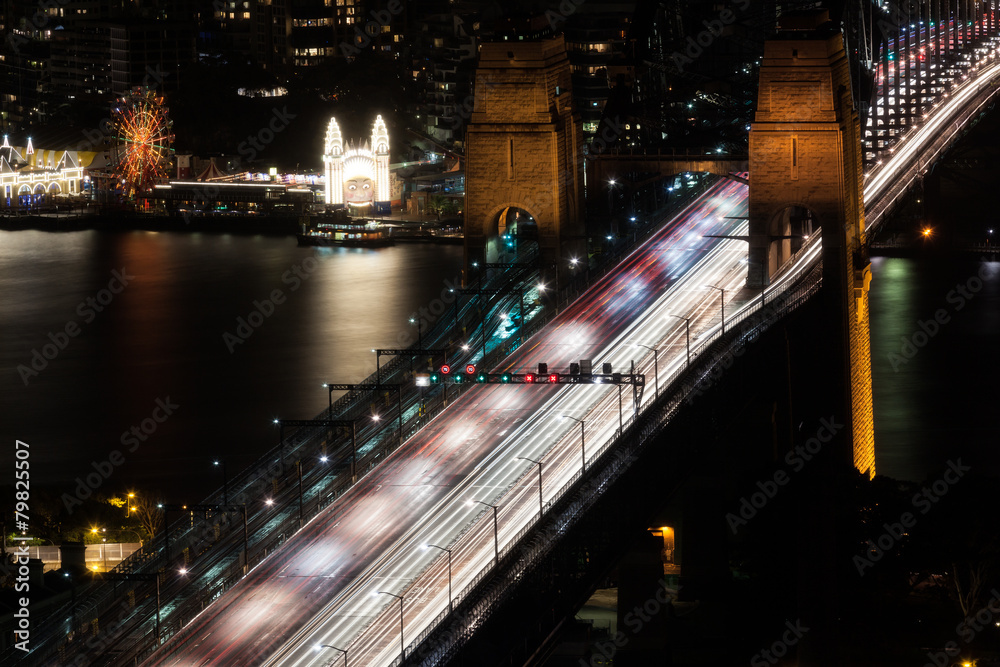 Harbor Bridge by Night