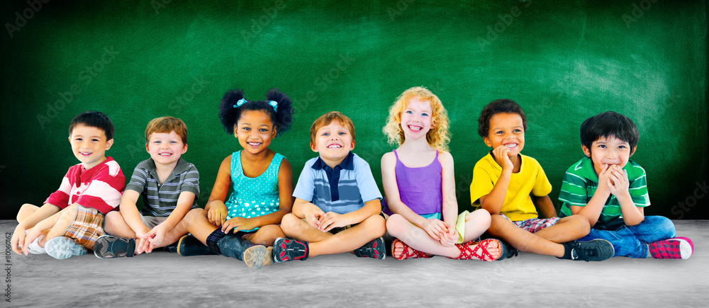 儿童儿童多样性快乐团体教育理念