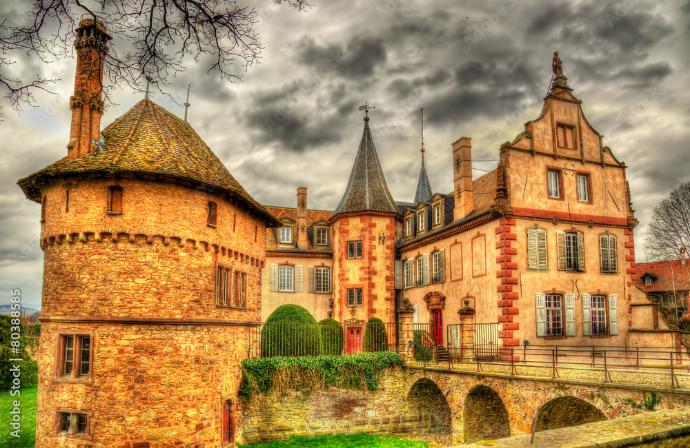 奥斯特霍芬城堡，法国阿尔萨斯的一座中世纪城堡