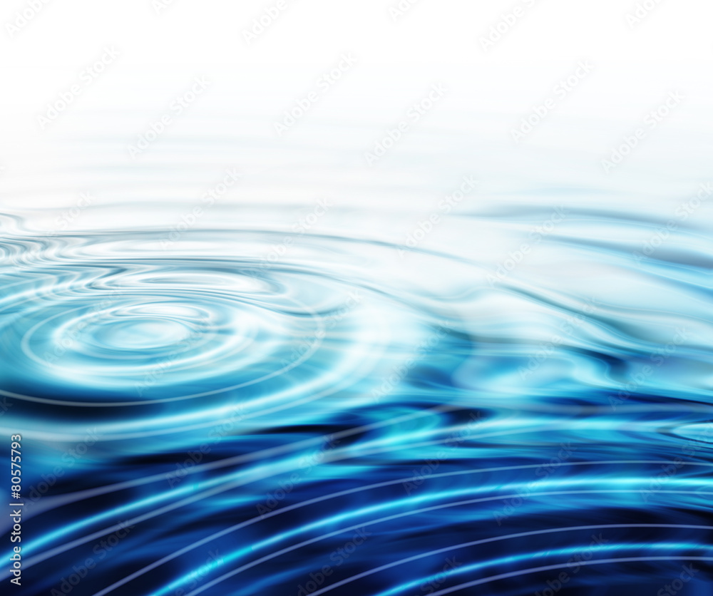 抽象水滴涟漪-清新概念