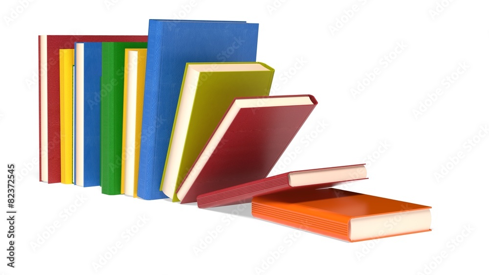 图书.3D.Colorful Books