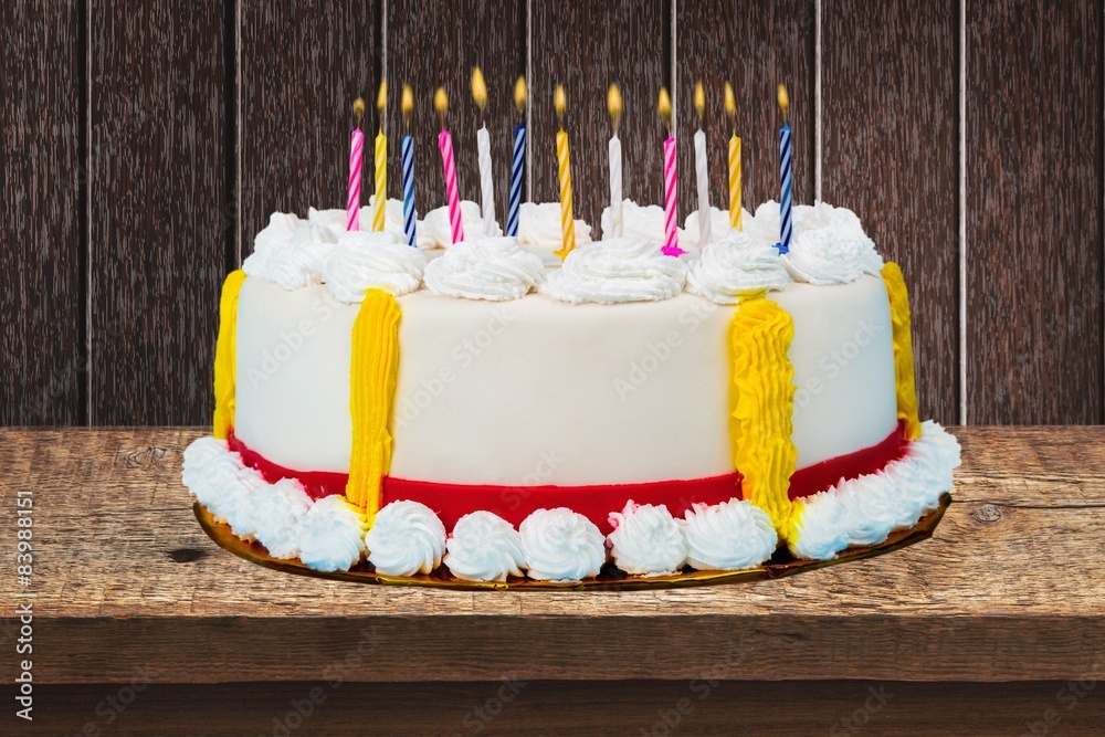 生日，生日蛋糕，蛋糕。