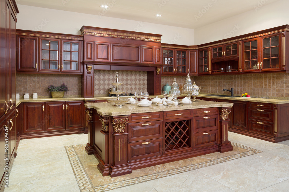 Modern kitchen interior and furniture