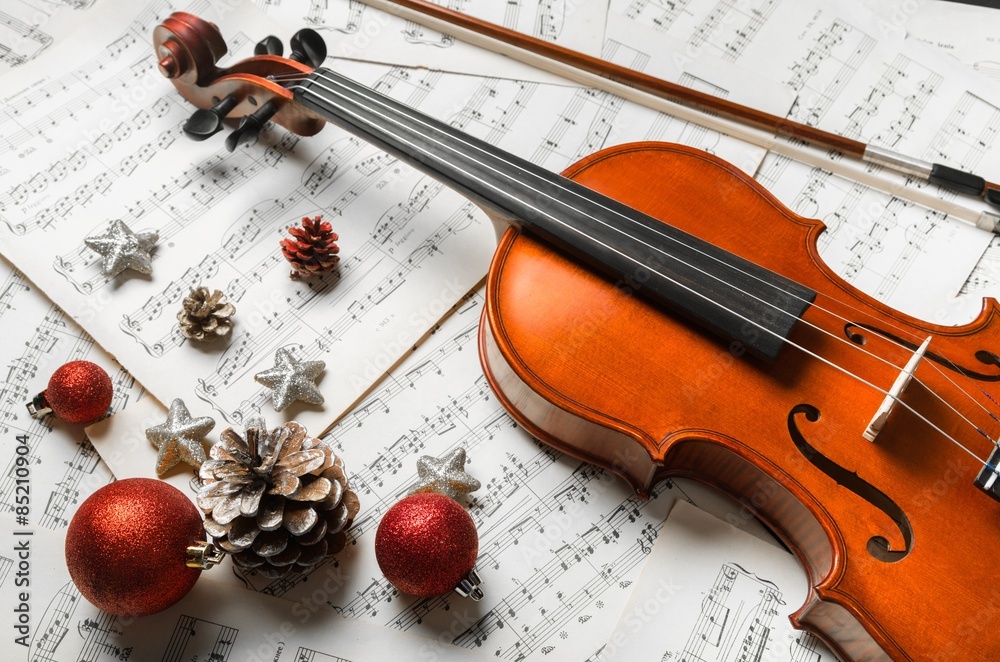 圣诞节，古典音乐会，音乐。