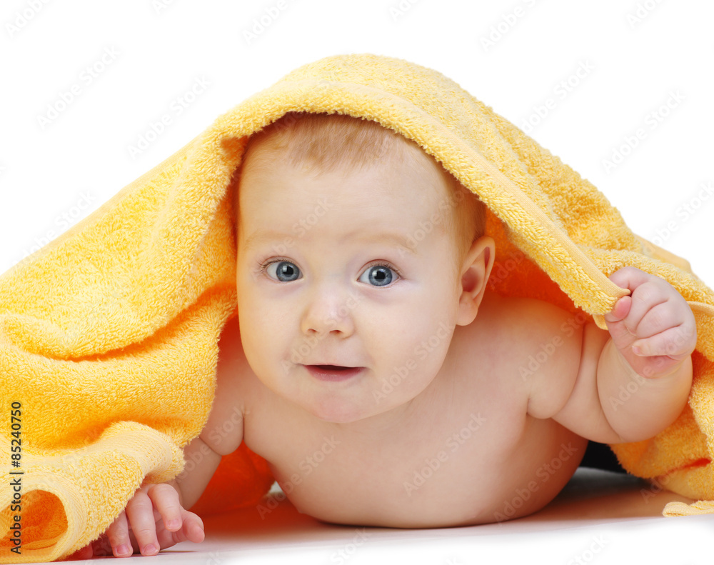  baby in towel