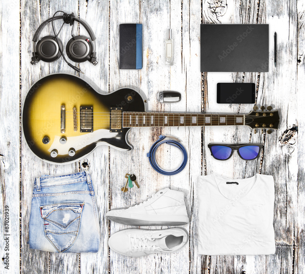 guitar and wear and accessories