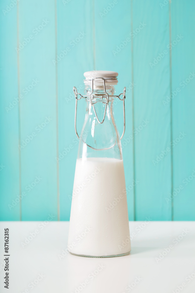 Old fashioned milk jar