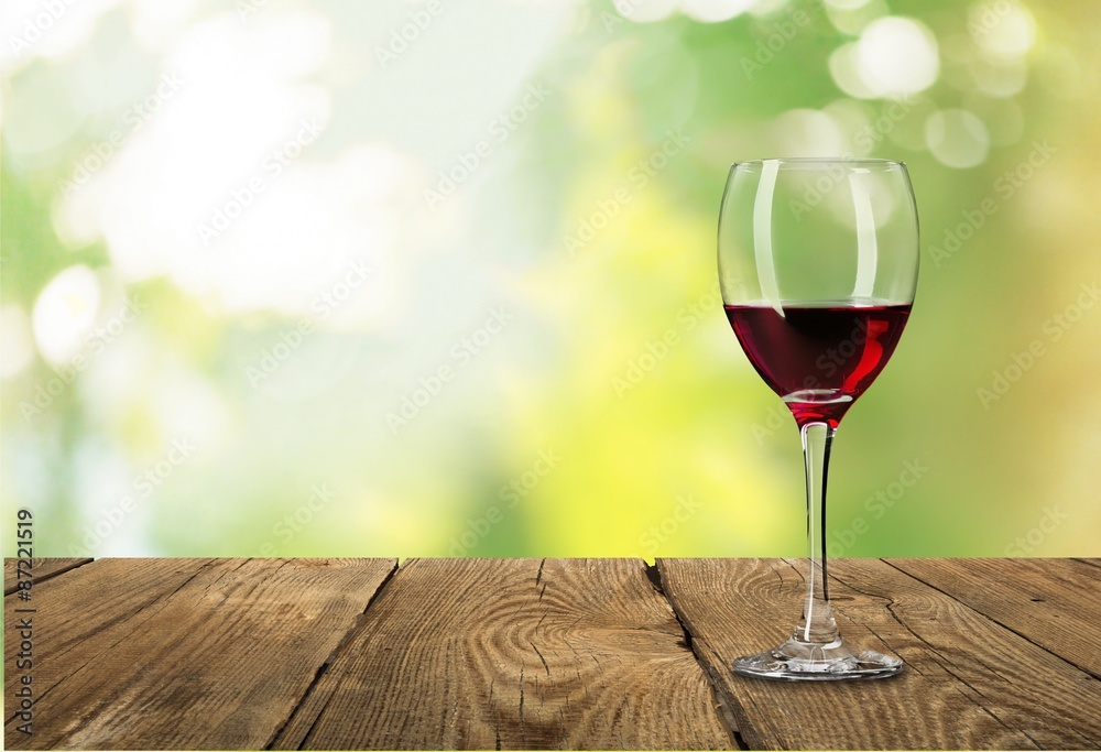 葡萄酒，玻璃杯，红色。