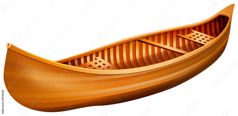 独木舟。