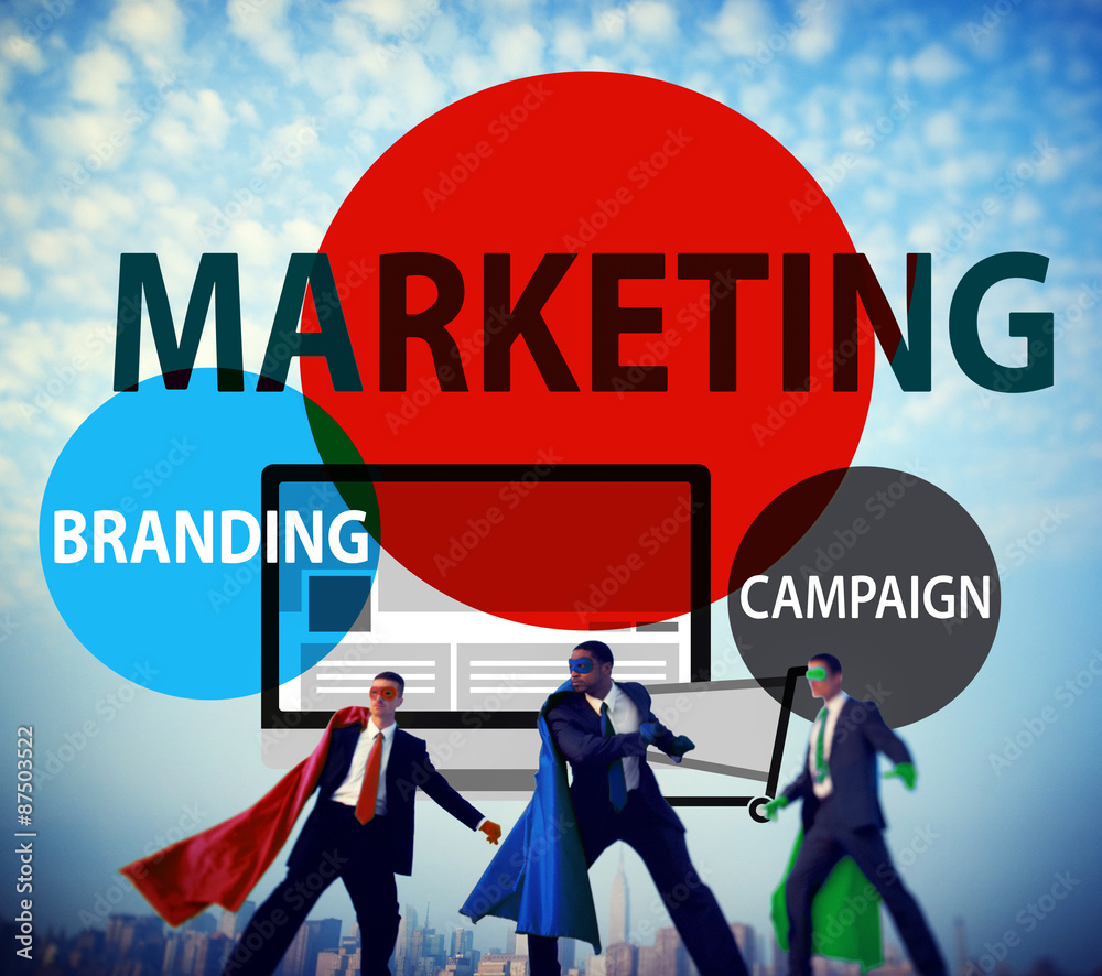 营销品牌策划广告商业概念