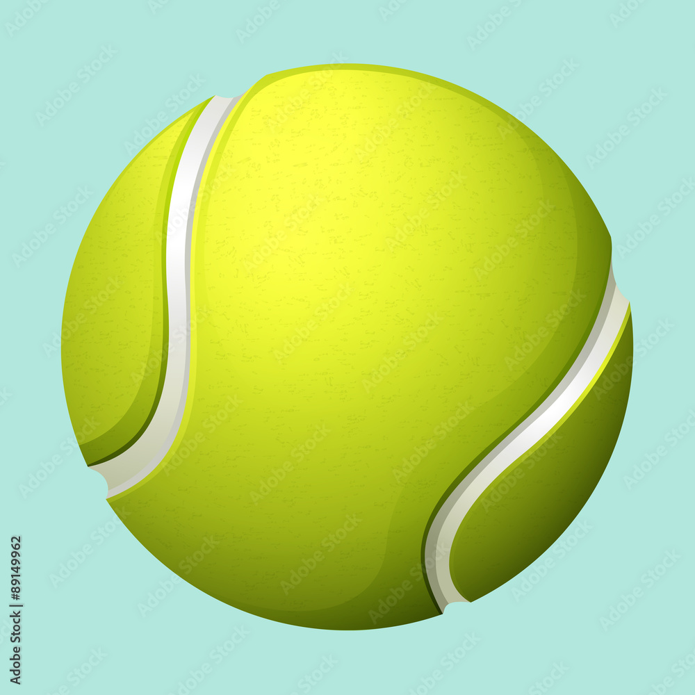 绿色网球