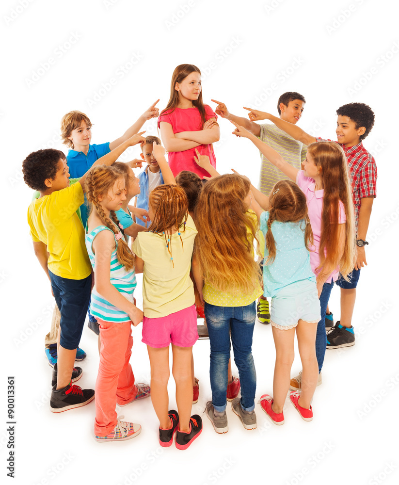 Kids choosing their leader