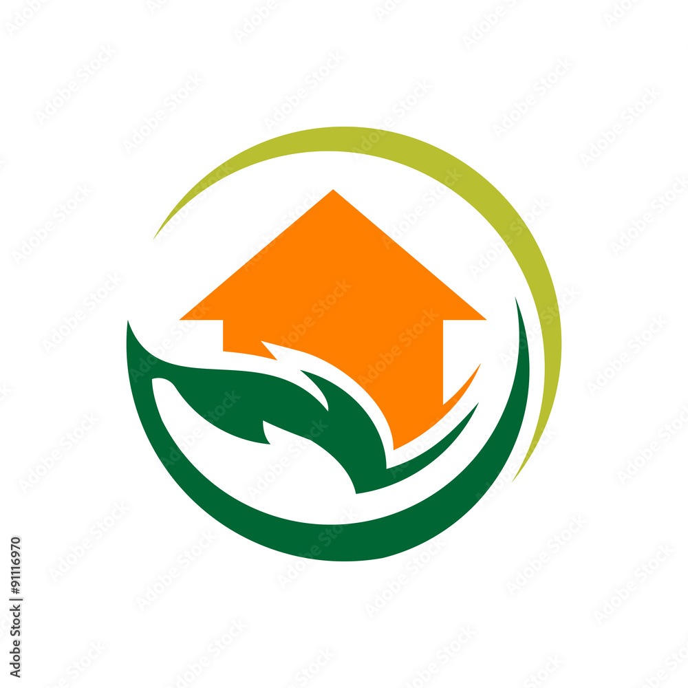 绿房子护理标志模板