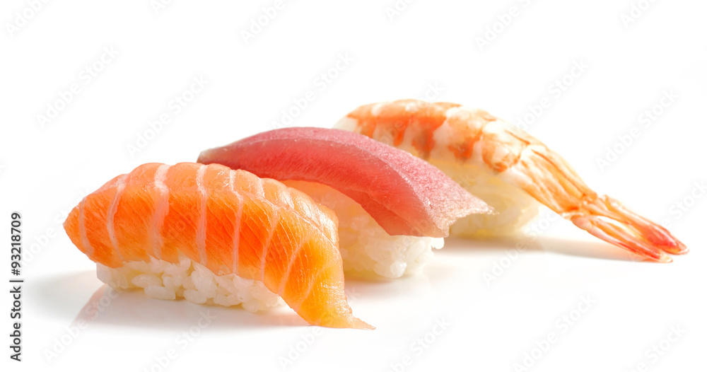 various sushi