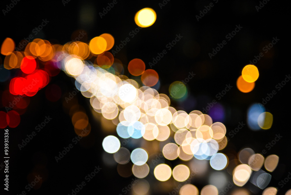 Abstract bokeh light background