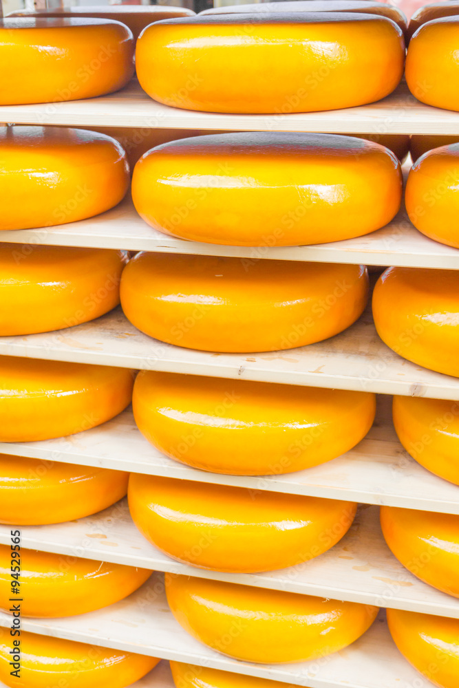 Many Dutch cheeses