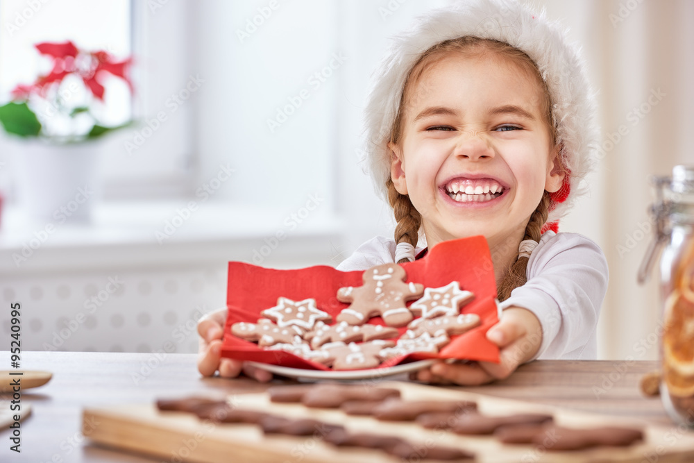 cooking Christmas biscuits