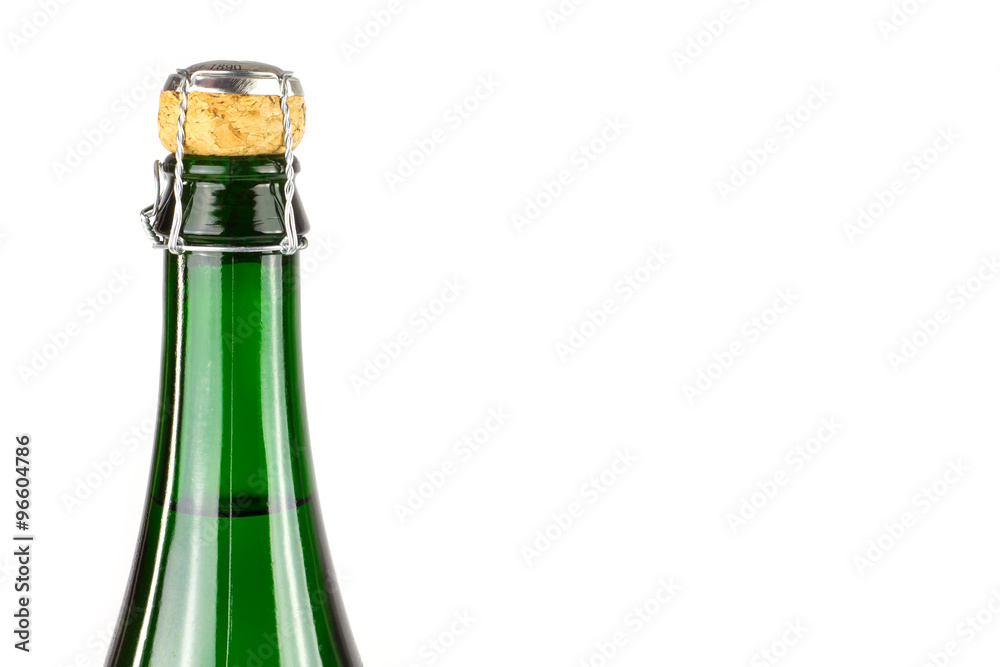 Flaschenhals einer Sektflasche