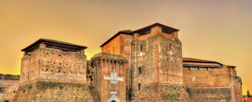 View of Castel Sismondo in Rimini - Italy