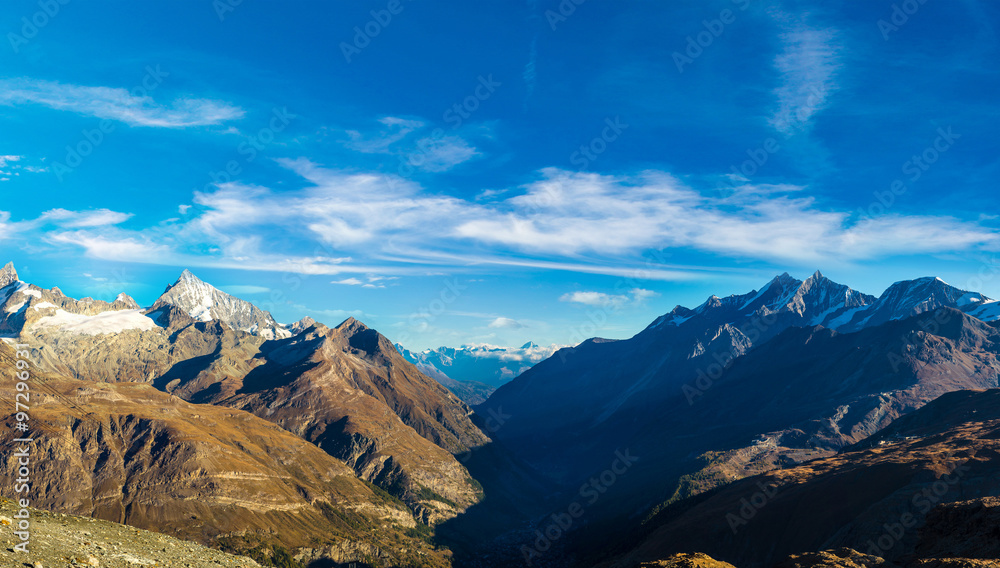 瑞士阿尔卑斯山景观