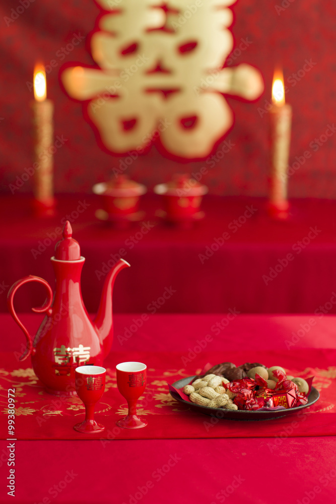 Traditional Chinese wedding elements